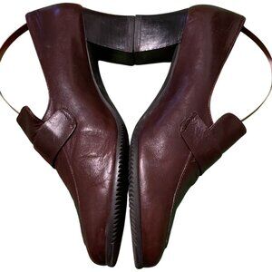 Beautifeel Comfort Shoes Brown Leather Loafer Pumps with Latex Sole Size 39/8